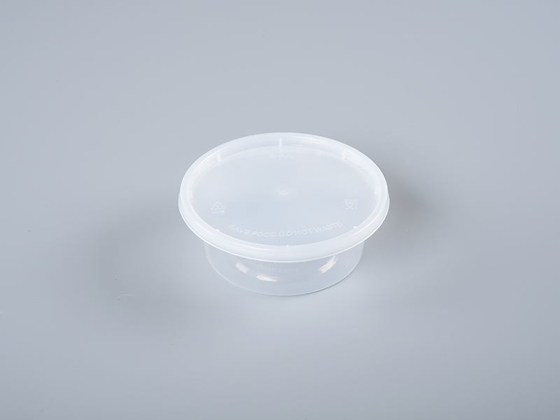 Clear 8oz PP Disposable Soup Cup with Lid