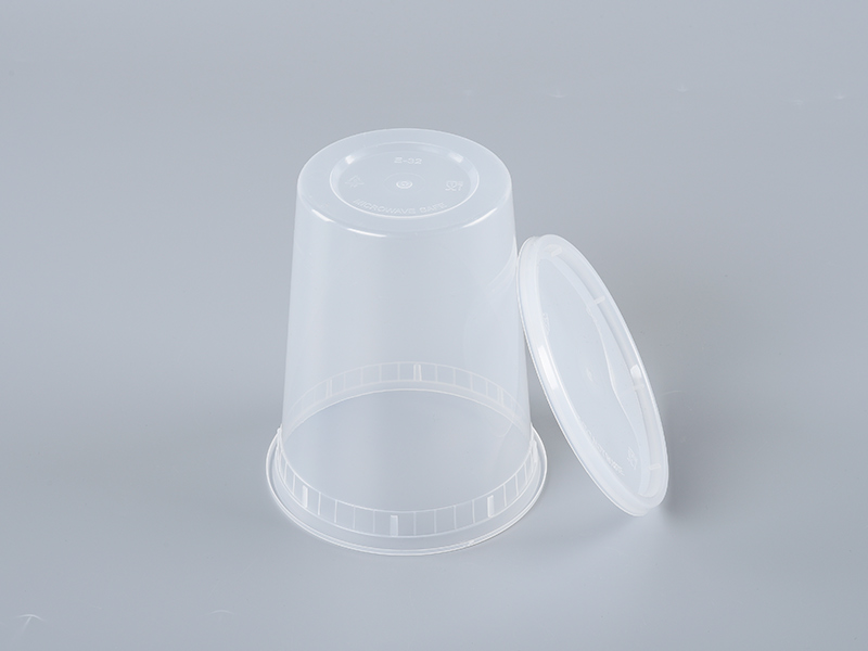 Clear 32oz PP Soup Cup with Lid