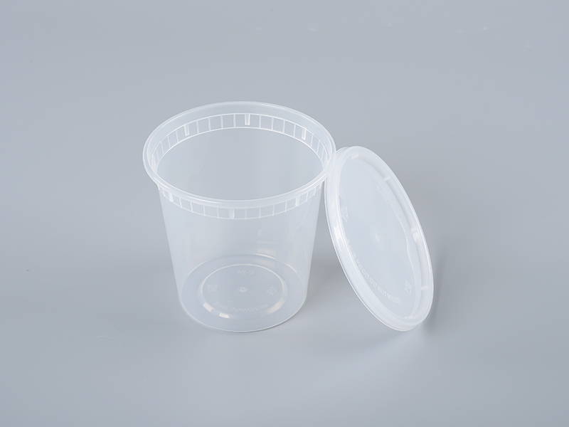 Clear 24oz PP Soup Cup with Lid