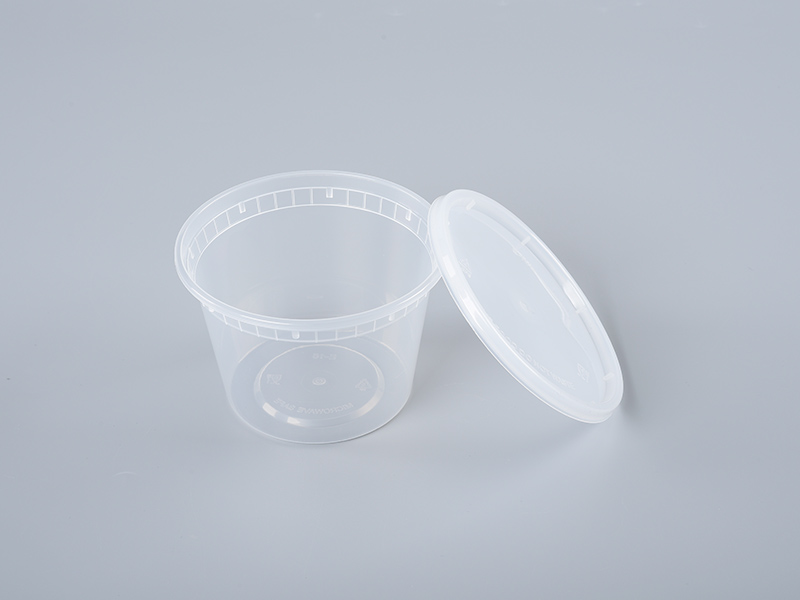 Clear 16oz PP Soup Cup with Lid