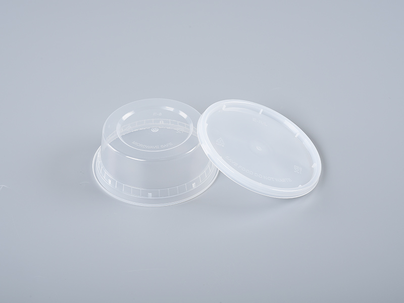 Clear 8oz PP Soup Cup with Lid