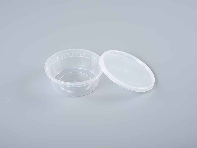 Clear 8oz PP Soup Cup with Lid