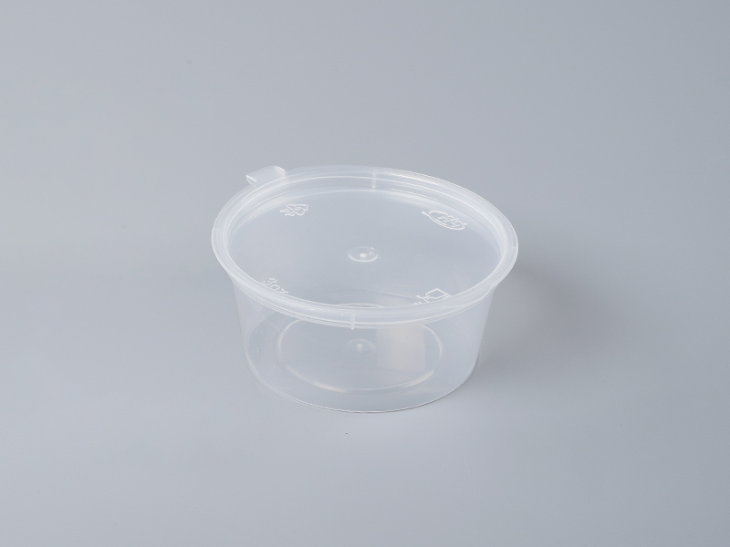 Transparent Plastic 3oz Cup with Lid