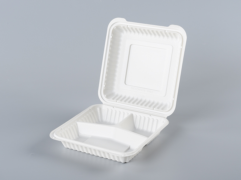 White 993(9inch) PP Hinger Container