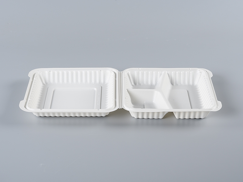 White 993(9inch) PP Hinger Container