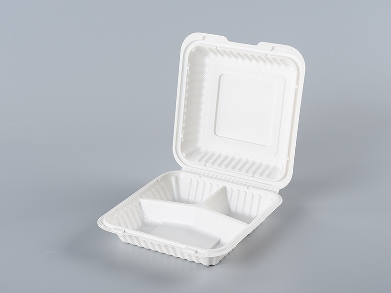 White 883(8inch) PP Hinger Container