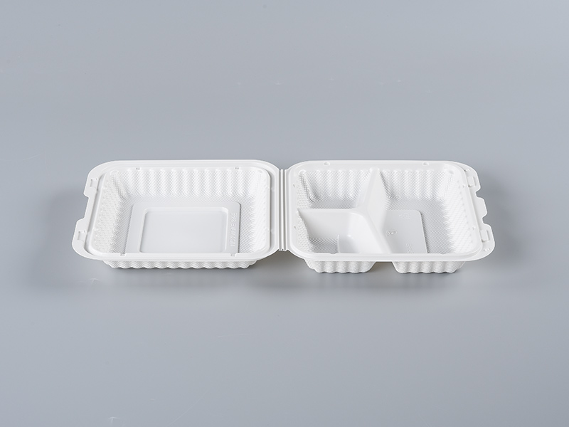 White 773(7inch) PP Hinger Container