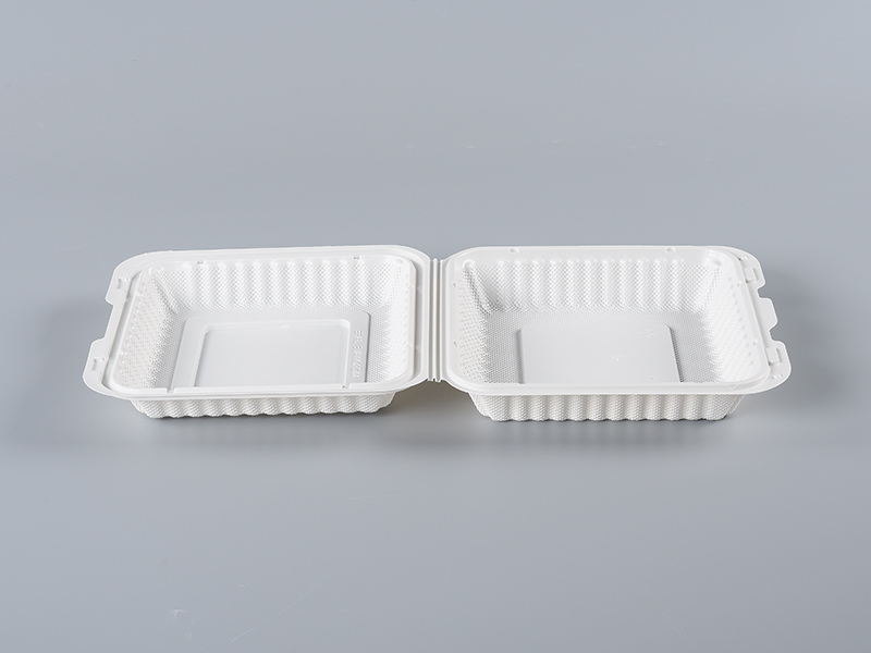 White 881(8inch) / 36oz PP Hinger Container