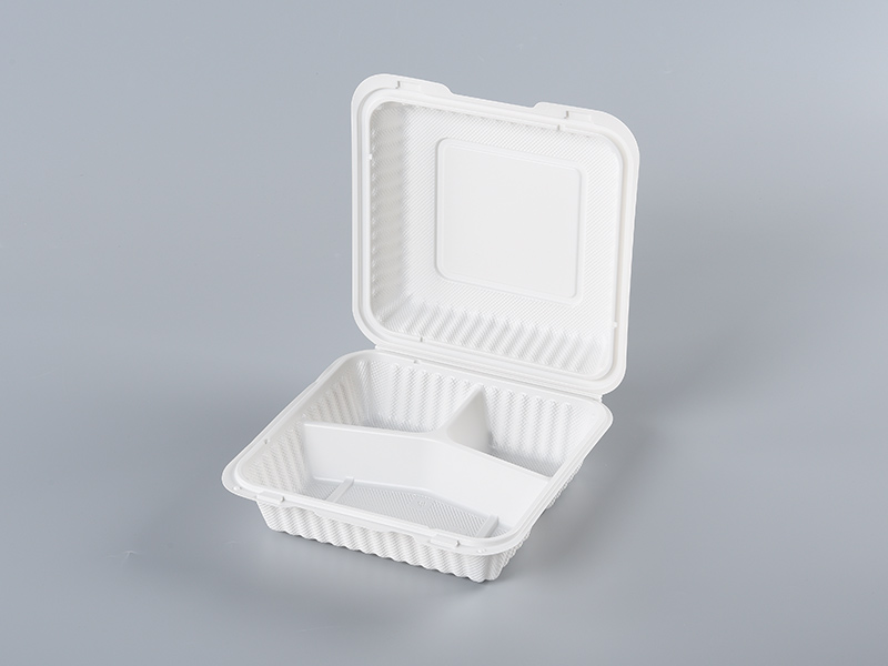 White 993+(9inch+) PP Hinger Container