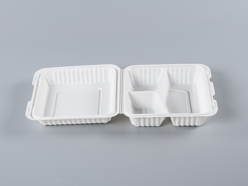 White 993+(9inch+) PP Hinger Container