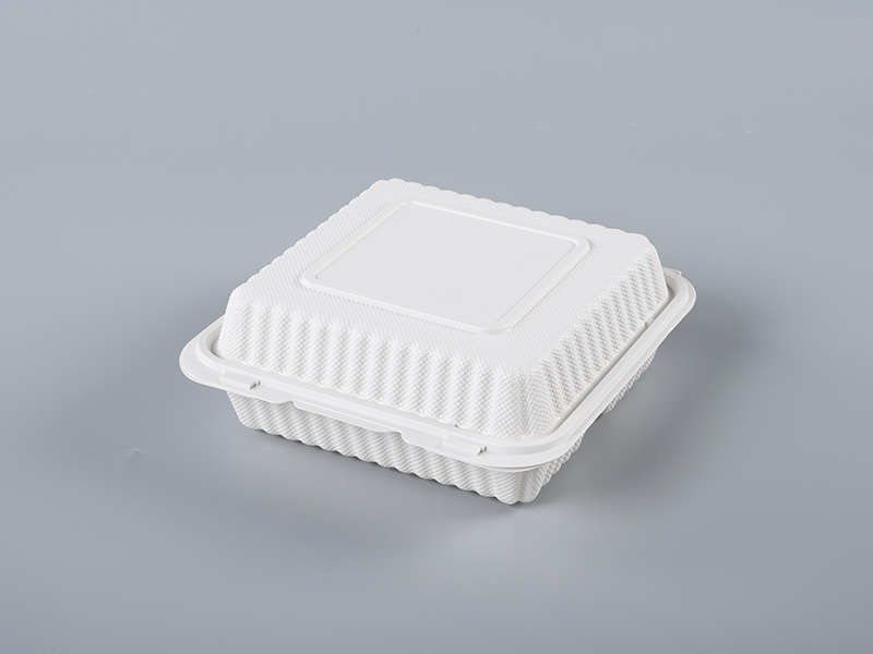 White 993+(9inch+) PP Hinger Container