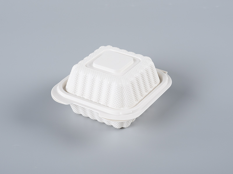 White 224(5inch) / 11oz PP Hinger Container