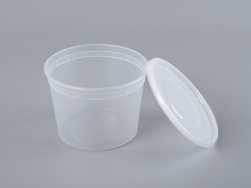 Clear 64oz PP Soup Cup with Lid