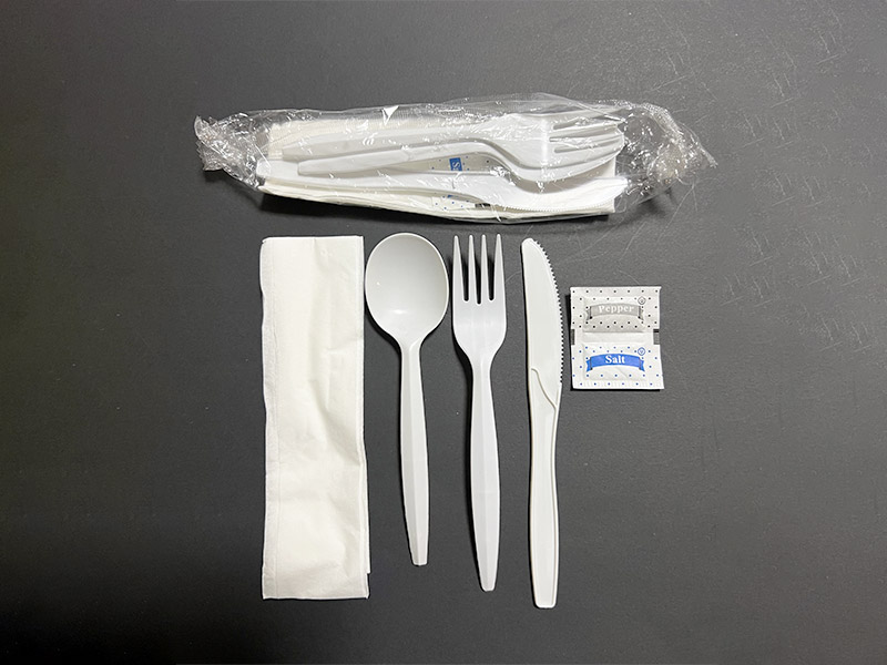 6pc Dining Set Wrapped Utensil Pack