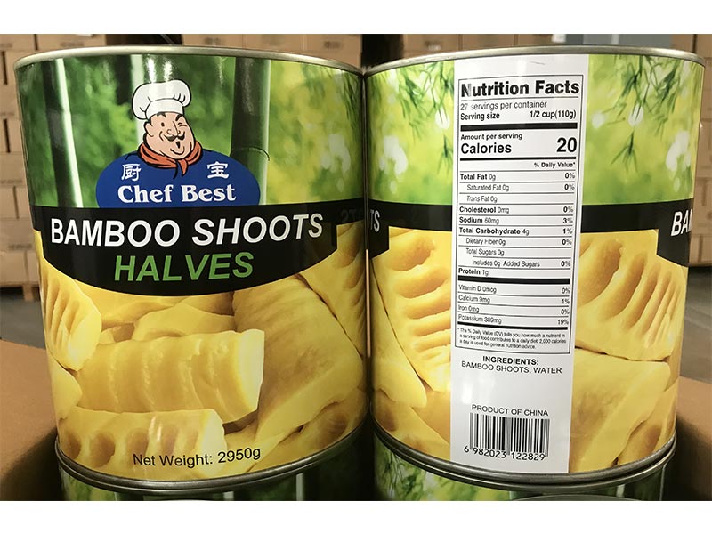 Bamboo Shoots - Halves